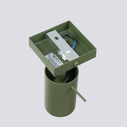 Zidna reflektorska svjetiljka RING 1xGU10/10W/230V zelena