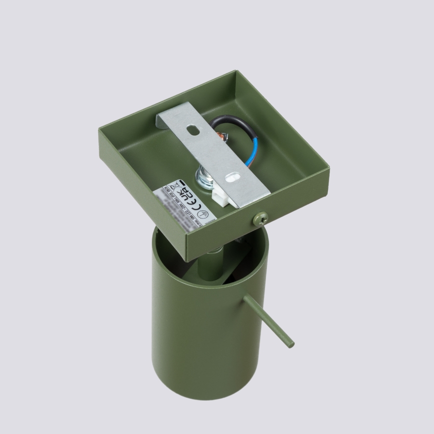 Zidna reflektorska svjetiljka RING 1xGU10/10W/230V zelena
