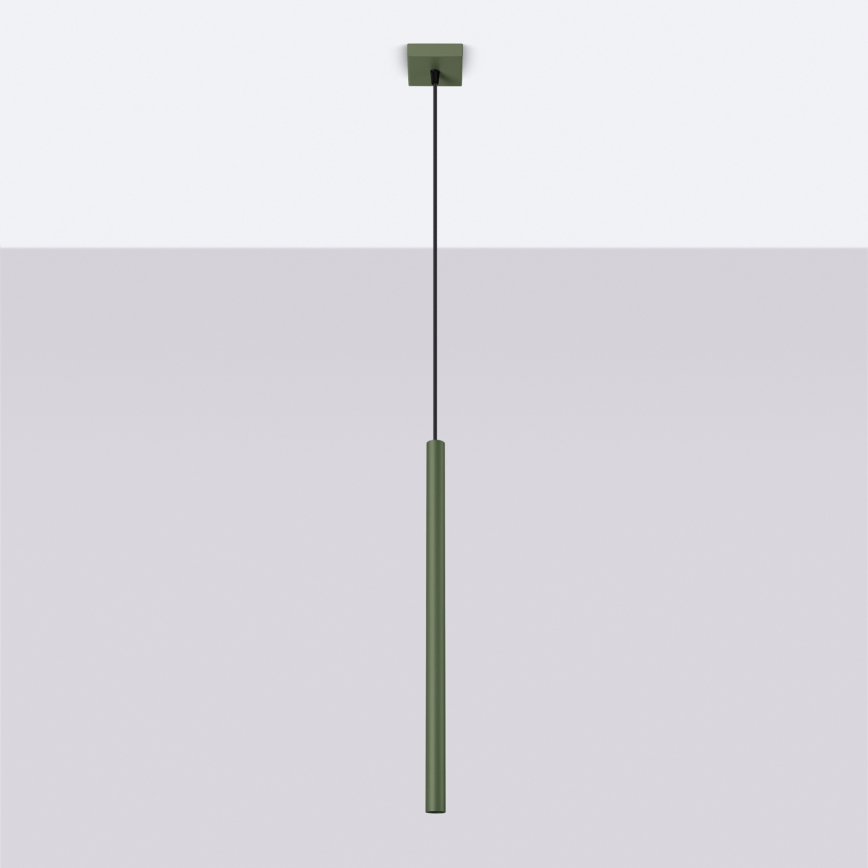 Luster na sajli PASTELO 1xG9/8W/230V zelena