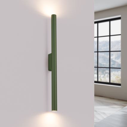 Zidna svjetiljka PASTELO 2xG9/8W/230V zelena
