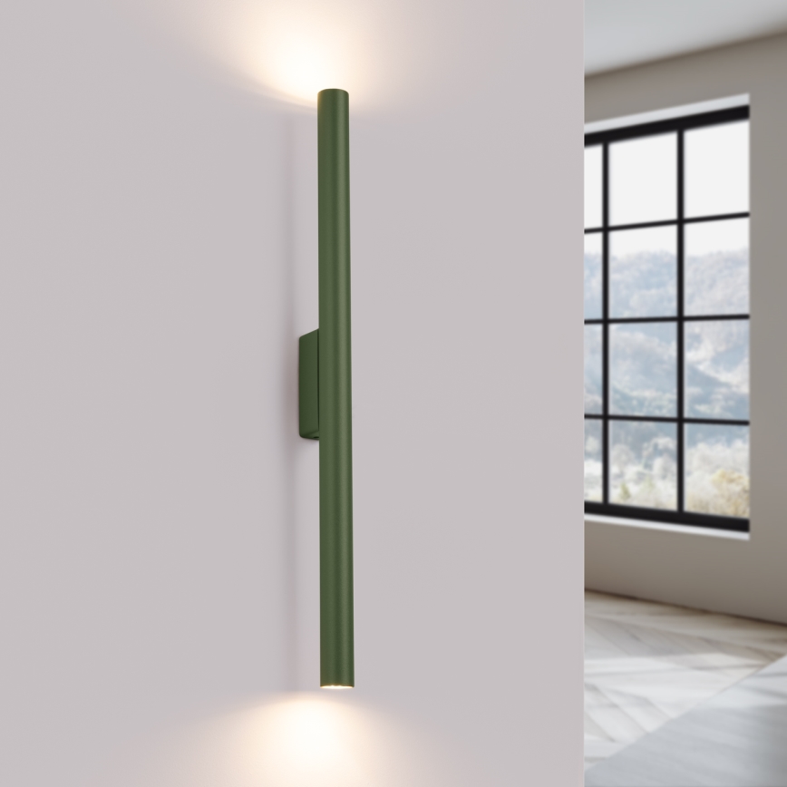 Zidna svjetiljka PASTELO 2xG9/8W/230V zelena