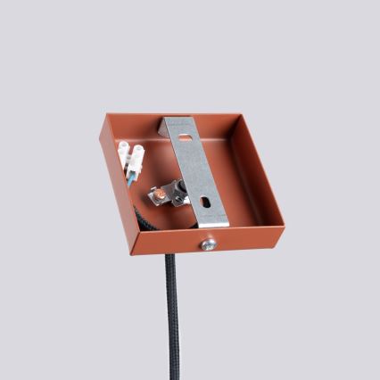 Luster na sajli PASTELO 1xG9/8W/230V crvena