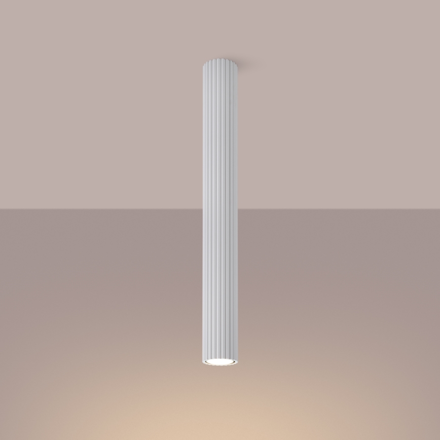 Reflektorska svjetiljka KARBON 1xGU10/10W/230V 60 cm bijela