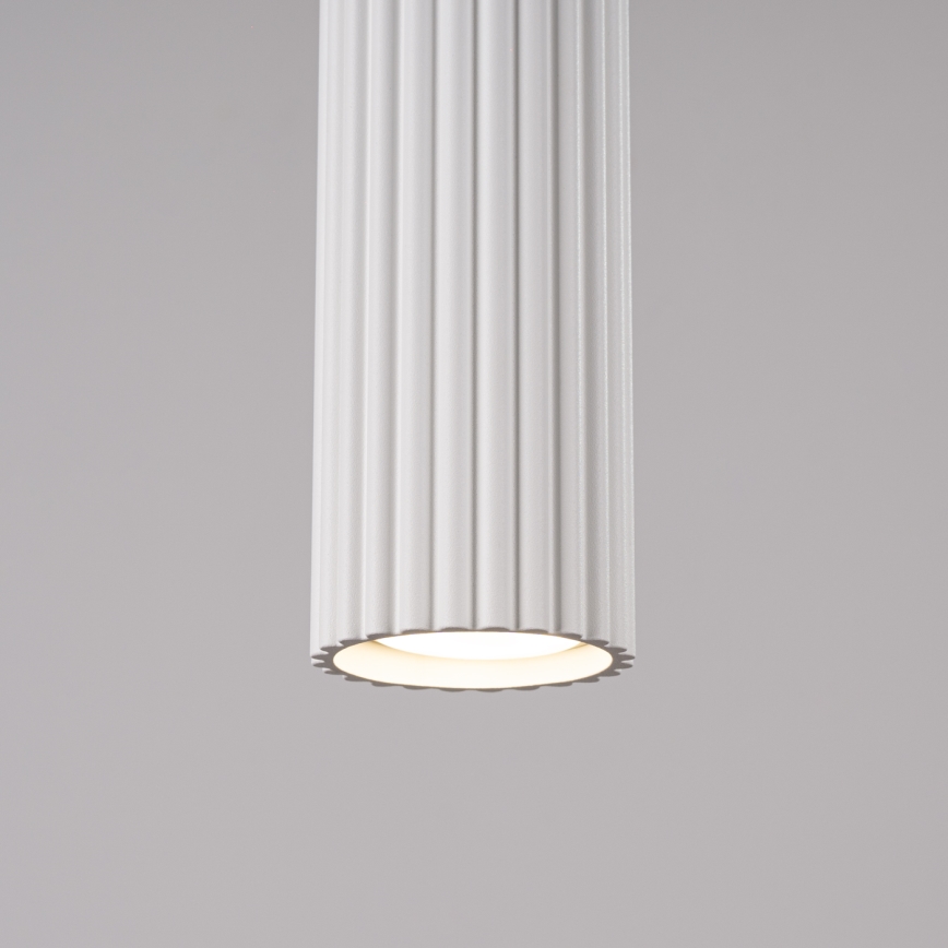Luster na sajli KARBON 1xGU10/10W/230V bijela
