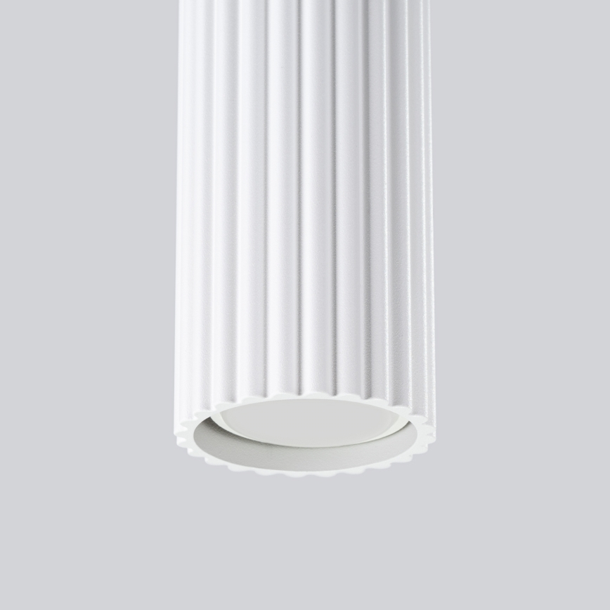Luster na sajli KARBON 1xGU10/10W/230V bijela