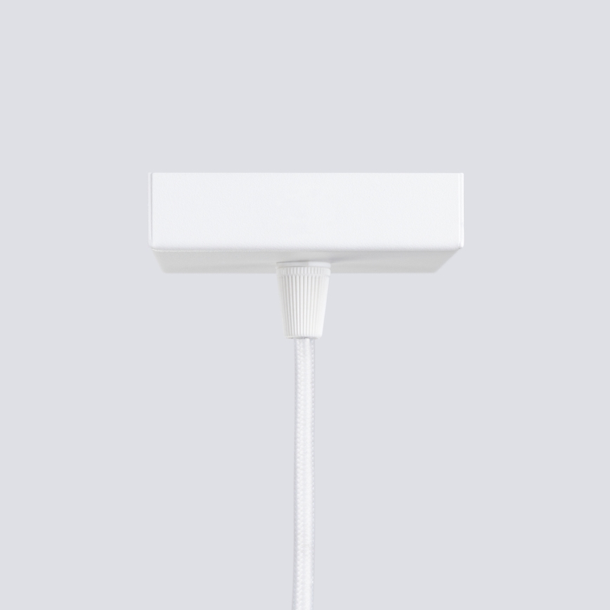 Luster na sajli KARBON 1xGU10/10W/230V bijela