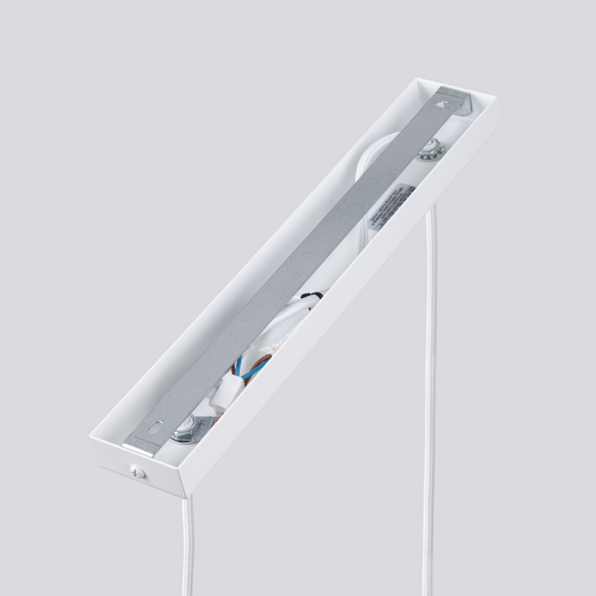 Luster na sajli KARBON 2xGU10/10W/230V bijela