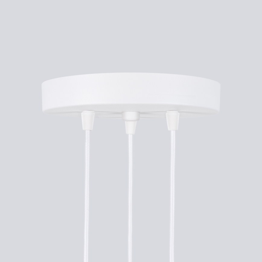 Luster na sajli KARBON 3xGU10/10W/230V bijela