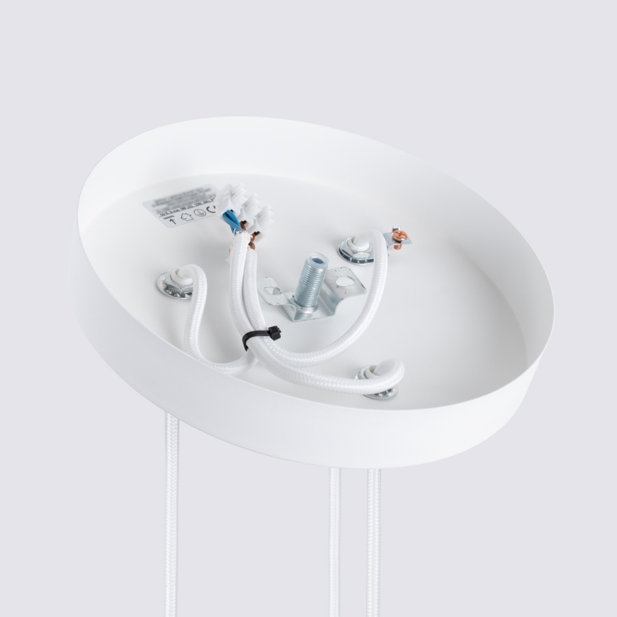 Luster na sajli KARBON 3xGU10/10W/230V bijela