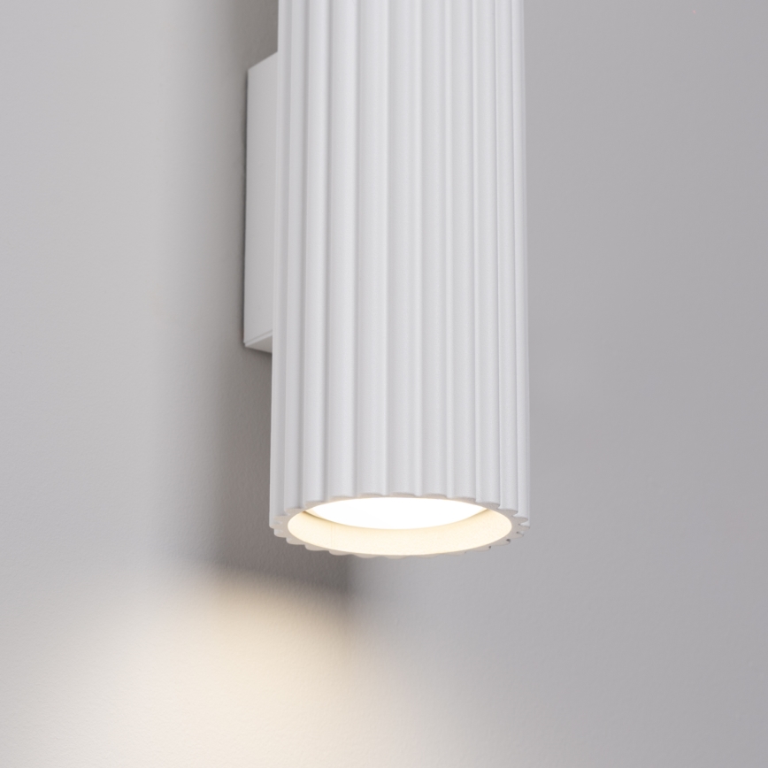 Zidna svjetiljka KARBON 2xGU10/10W/230V bijela