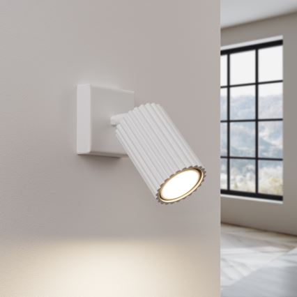 Zidna reflektorska svjetiljka KARBON 1xGU10/10W/230V bijela