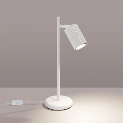 Stolna lampa KARBON 1xGU10/10W/230V bijela