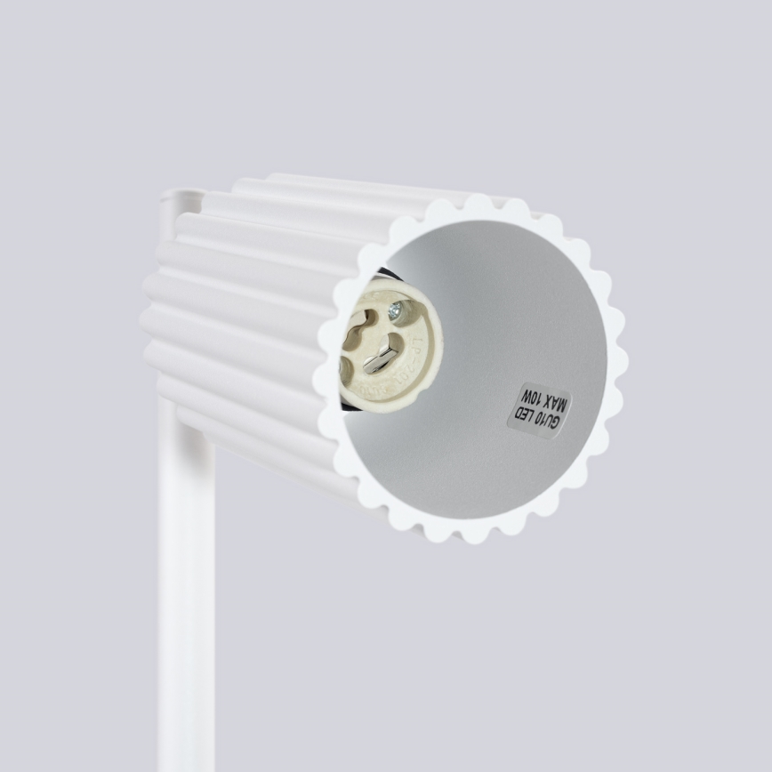 Stolna lampa KARBON 1xGU10/10W/230V bijela