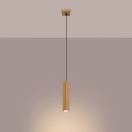 Luster na sajli KARBON 1xGU10/10W/230V zlatna