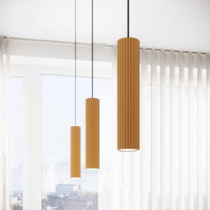 Luster na sajli KARBON 1xGU10/10W/230V zlatna