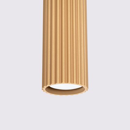 Luster na sajli KARBON 1xGU10/10W/230V zlatna