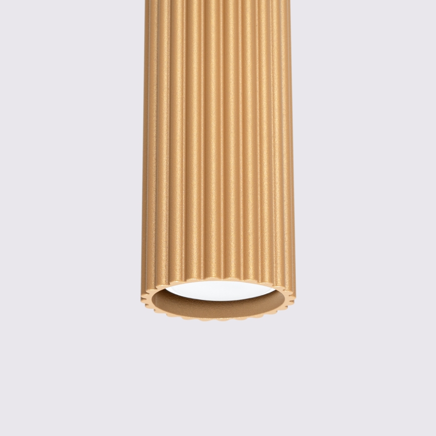 Luster na sajli KARBON 1xGU10/10W/230V zlatna
