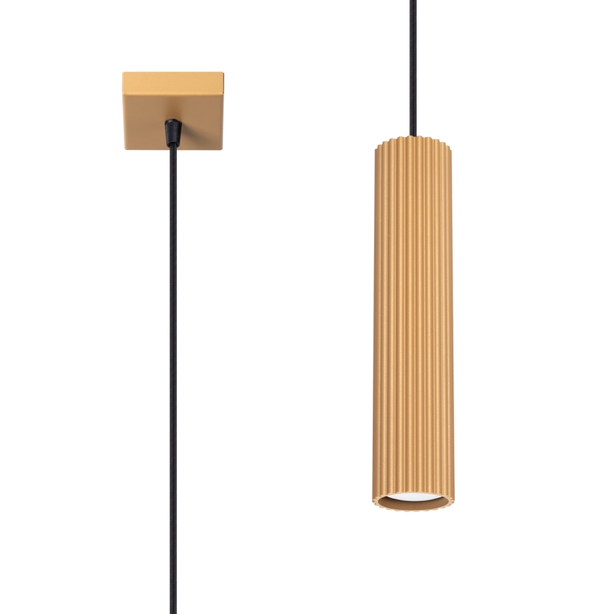 Luster na sajli KARBON 1xGU10/10W/230V zlatna