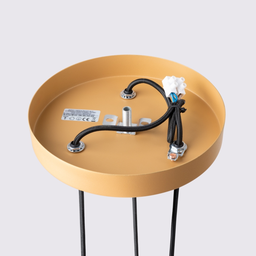 Luster na sajli KARBON 3xGU10/10W/230V zlatna
