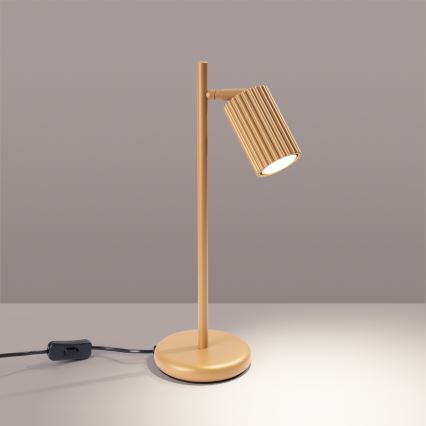 Stolna lampa KARBON 1xGU10/10W/230V zlatna