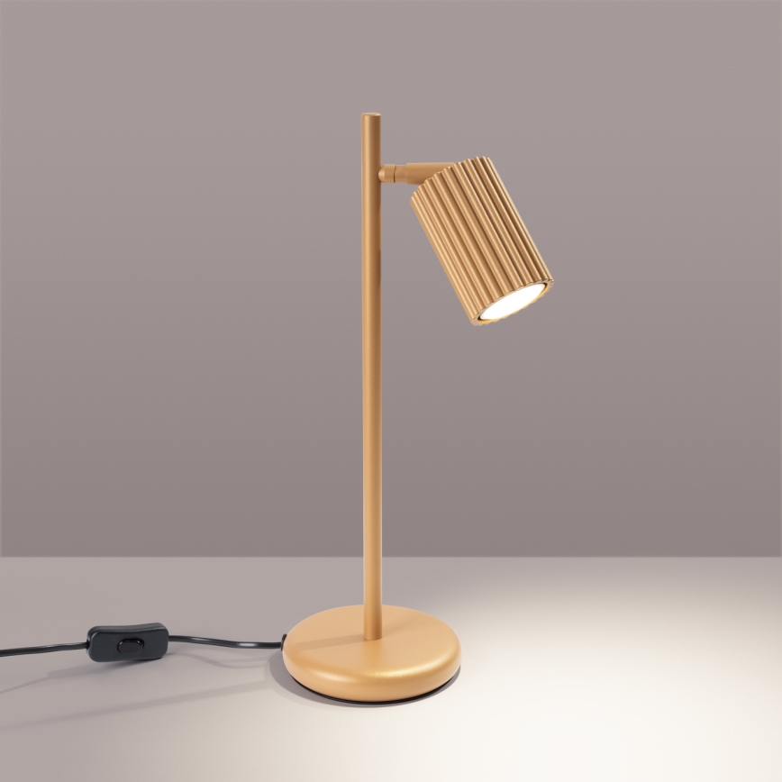 Stolna lampa KARBON 1xGU10/10W/230V zlatna