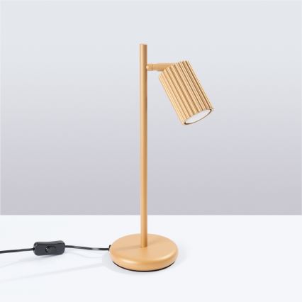 Stolna lampa KARBON 1xGU10/10W/230V zlatna