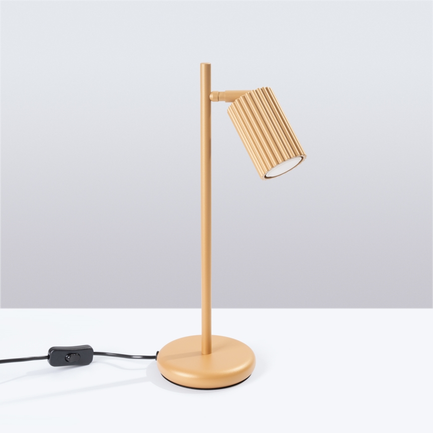 Stolna lampa KARBON 1xGU10/10W/230V zlatna