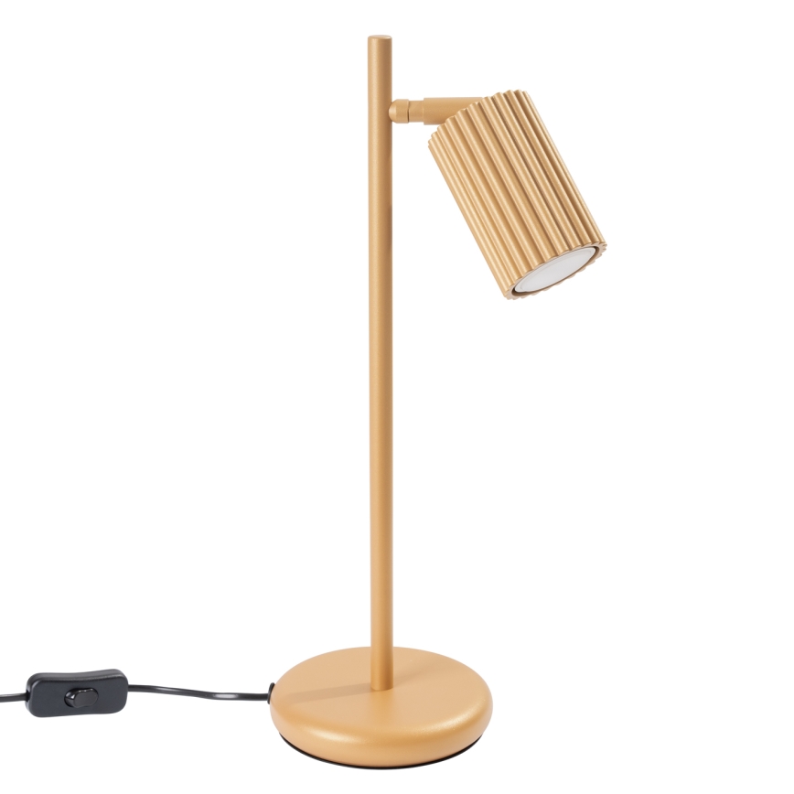 Stolna lampa KARBON 1xGU10/10W/230V zlatna