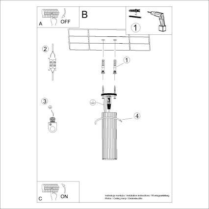 Reflektorska svjetiljka KARBON 1xGU10/10W/230V 20 cm crna