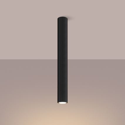 Reflektorska svjetiljka KARBON 1xGU10/10W/230V 60 cm crna