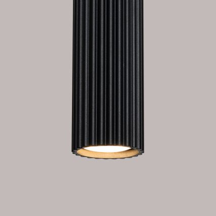 Luster na sajli KARBON 1xGU10/10W/230V crna