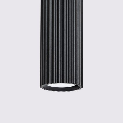 Luster na sajli KARBON 1xGU10/10W/230V crna