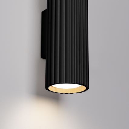 Zidna svjetiljka KARBON 2xGU10/10W/230V crna