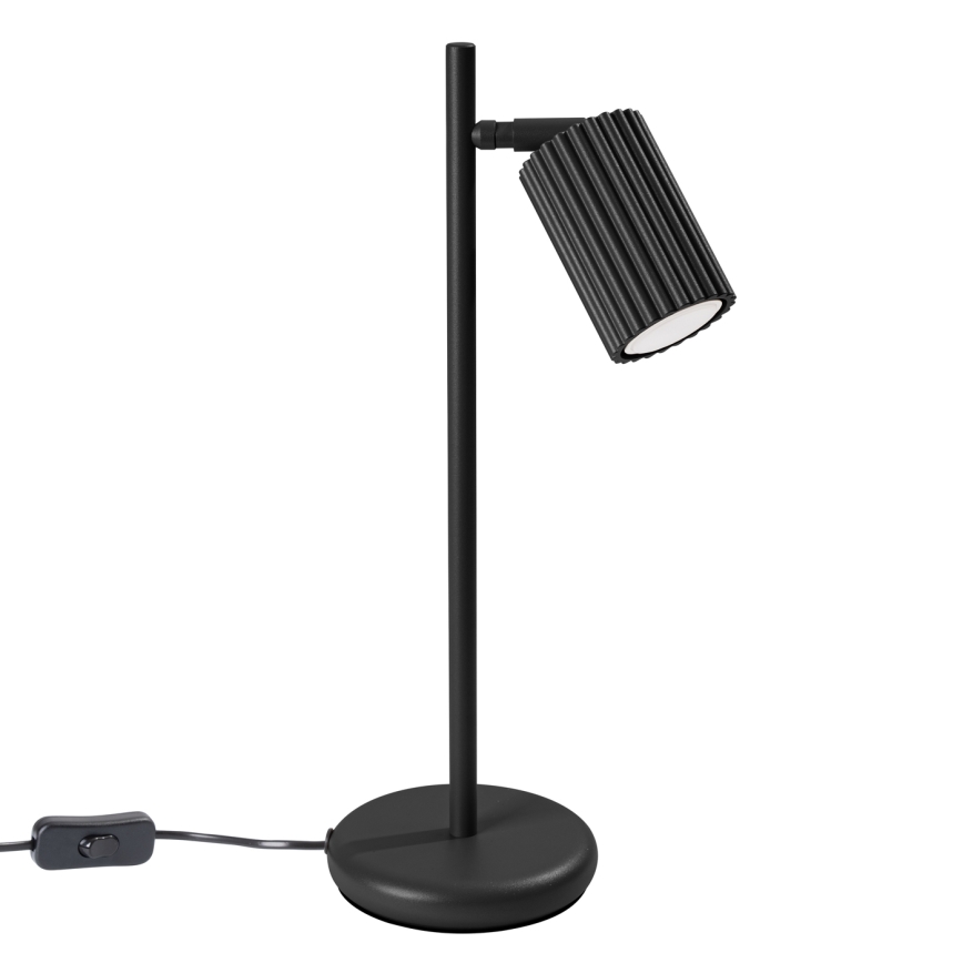 Stolna lampa KARBON 1xGU10/10W/230V crna