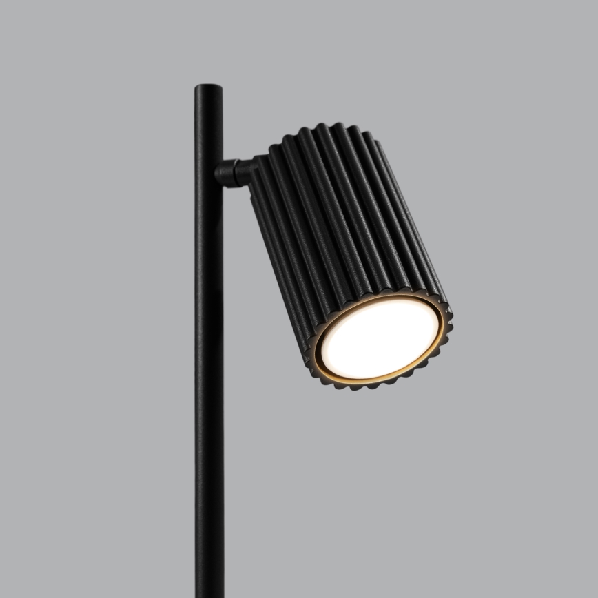 Stolna lampa KARBON 1xGU10/10W/230V crna