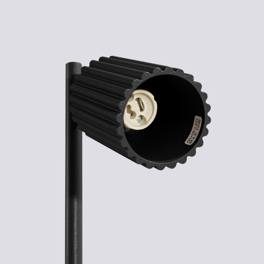 Stolna lampa KARBON 1xGU10/10W/230V crna