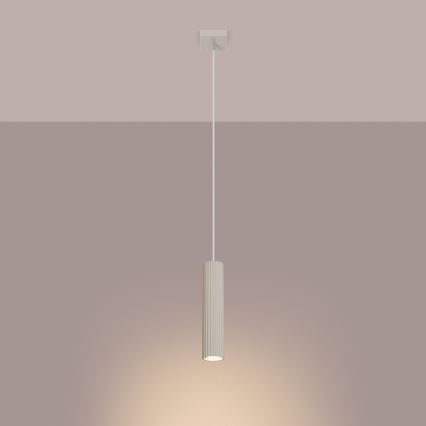 Luster na sajli KARBON 1xGU10/10W/230V krem