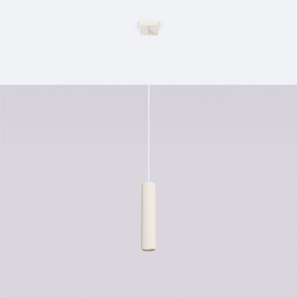 Luster na sajli KARBON 1xGU10/10W/230V krem