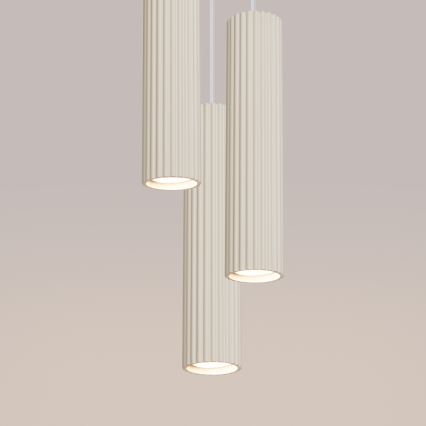 Luster na sajli KARBON 3xGU10/10W/230V krem
