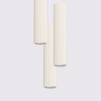 Luster na sajli KARBON 3xGU10/10W/230V krem