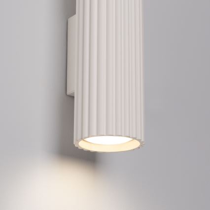 Zidna svjetiljka KARBON 2xGU10/10W/230V krem