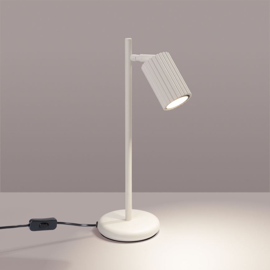 Stolna lampa KARBON 1xGU10/10W/230V krem