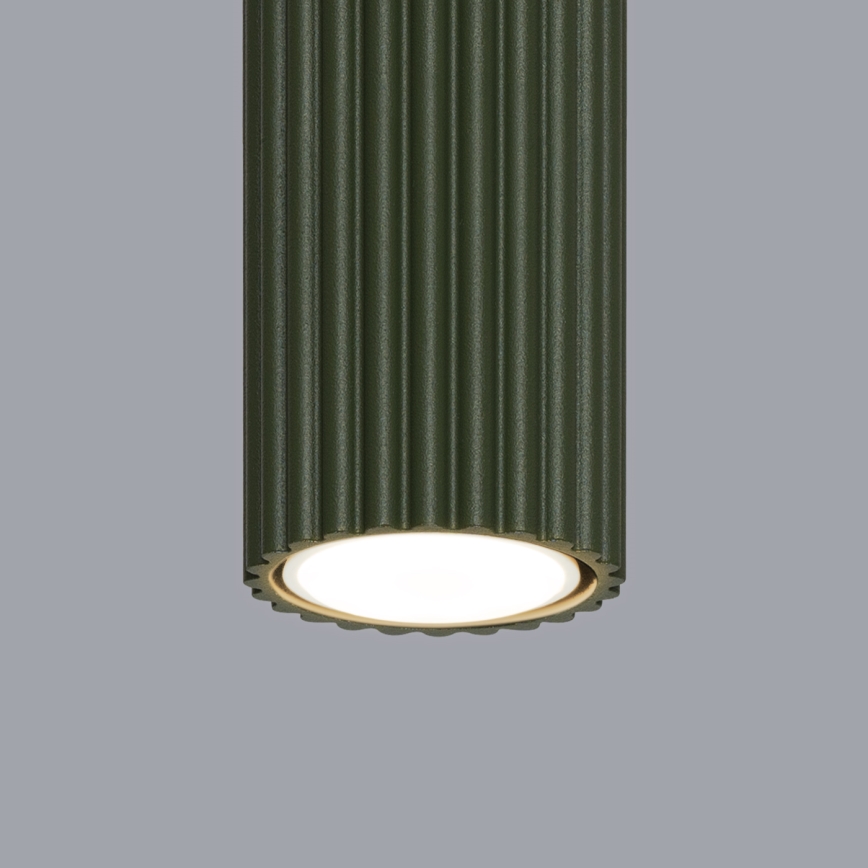 Reflektorska svjetiljka KARBON 1xGU10/10W/230V 20 cm zelena