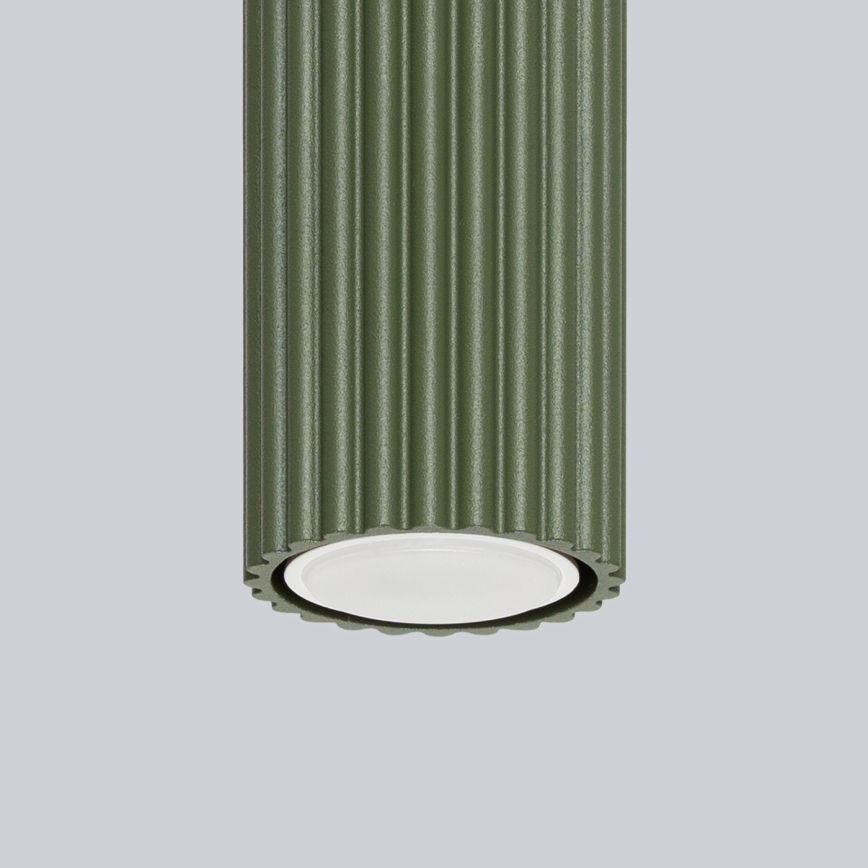 Reflektorska svjetiljka KARBON 1xGU10/10W/230V 20 cm zelena