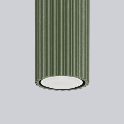 Reflektorska svjetiljka KARBON 1xGU10/10W/230V 60 cm zelena