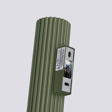 Zidna svjetiljka KARBON 2xGU10/10W/230V zelena