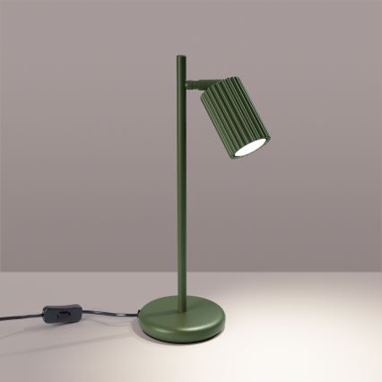 Stolna lampa KARBON 1xGU10/10W/230V zelena