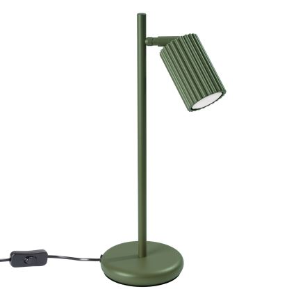 Stolna lampa KARBON 1xGU10/10W/230V zelena