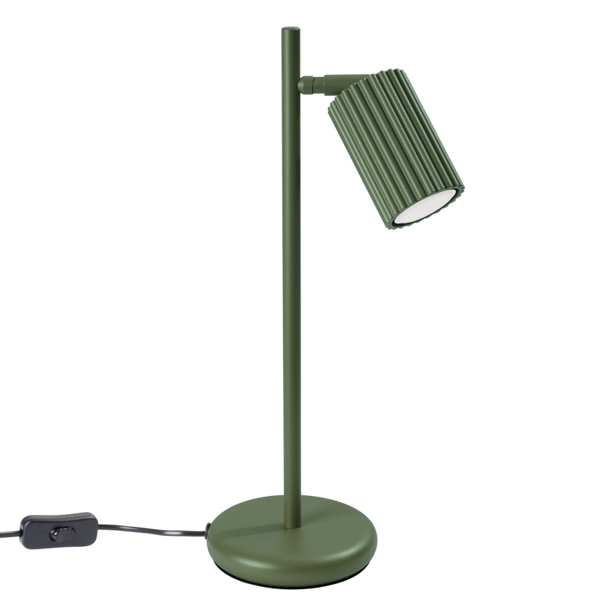 Stolna lampa KARBON 1xGU10/10W/230V zelena