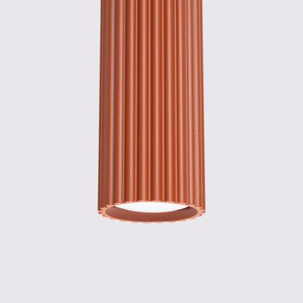 Luster na sajli KARBON 1xGU10/10W/230V crvena